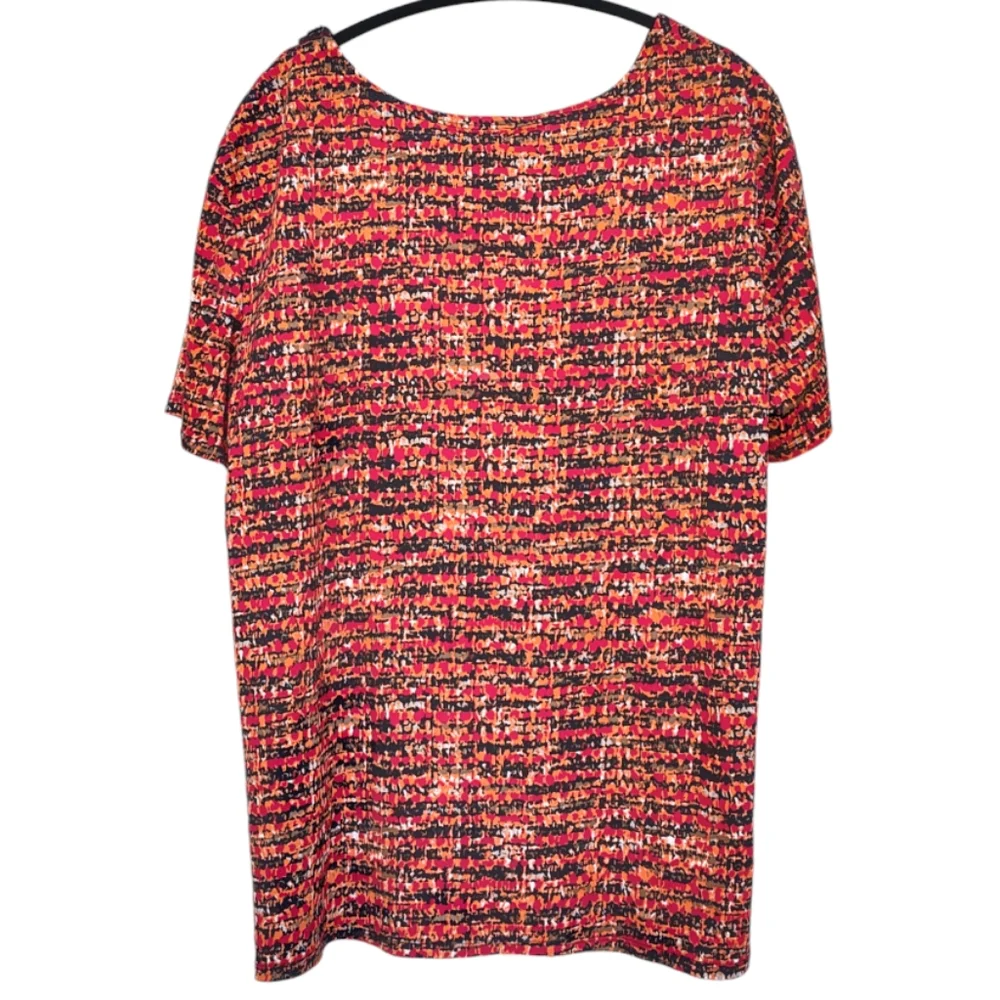 Kim Rogers Orange & Black Top Size Large